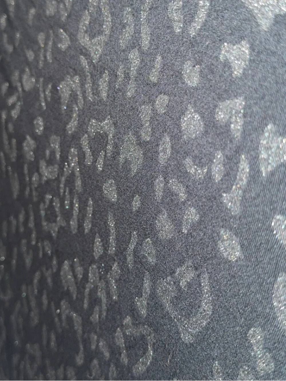Kyte Baby Crib sheet- midnight leopard *shimmer